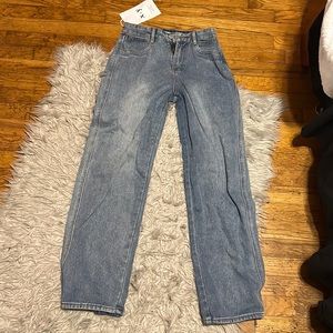 heart pocket jeans